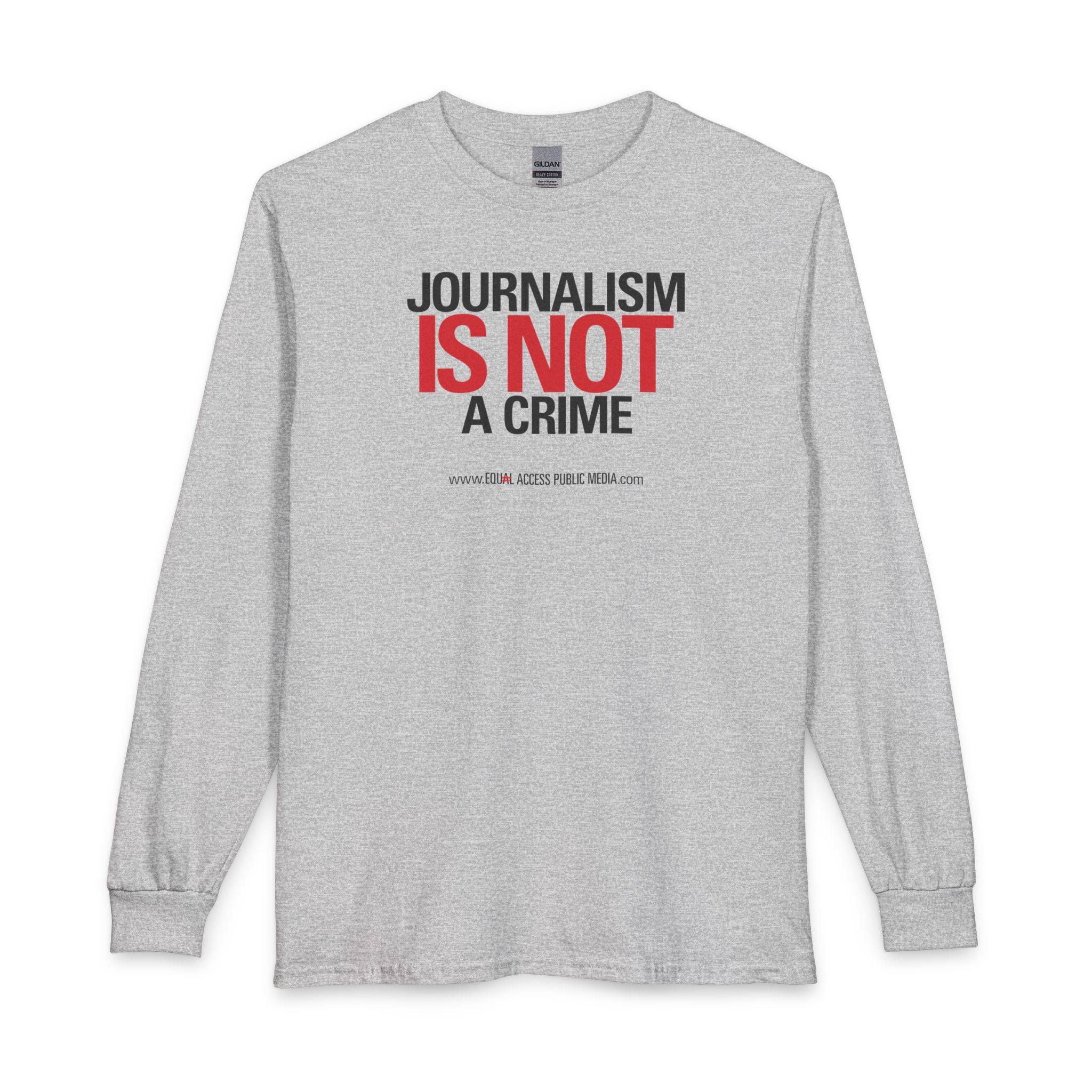 Journalism Is Not a Crime Long Sleeve Tee - Image 5